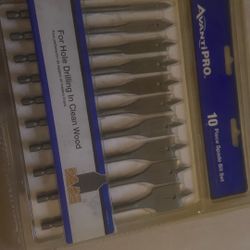 Avanti PRO 10 Piece Spade Bit Set