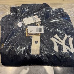 New York Yankees Polo Ralph Lauren Vintage Fleece Quarter-Snap Pullover- Navy