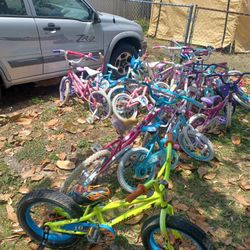 17 Children's Child Bike Bicycles All 17 For Only - $50