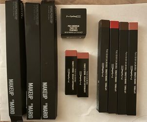 MAC + Makeup by Mario Makeup Bundle 10 Pc NEW Lip Pencils Lipstick Paint Pot