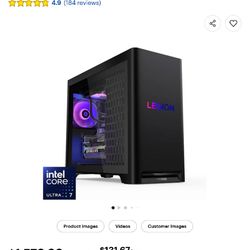 Lenovo Legion Tower 5i Gaming PC – RTX 5060 Ti, 32GB RAM, Ultra 7 (Like New)