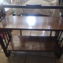 Foldable Wooden 2 Shelf Very Practical 