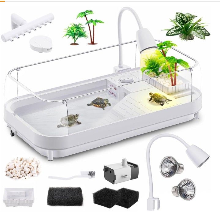 Large Turtle Tank Kit with Light & Filter C28
