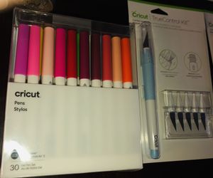 Cricut markers and Knife Blade