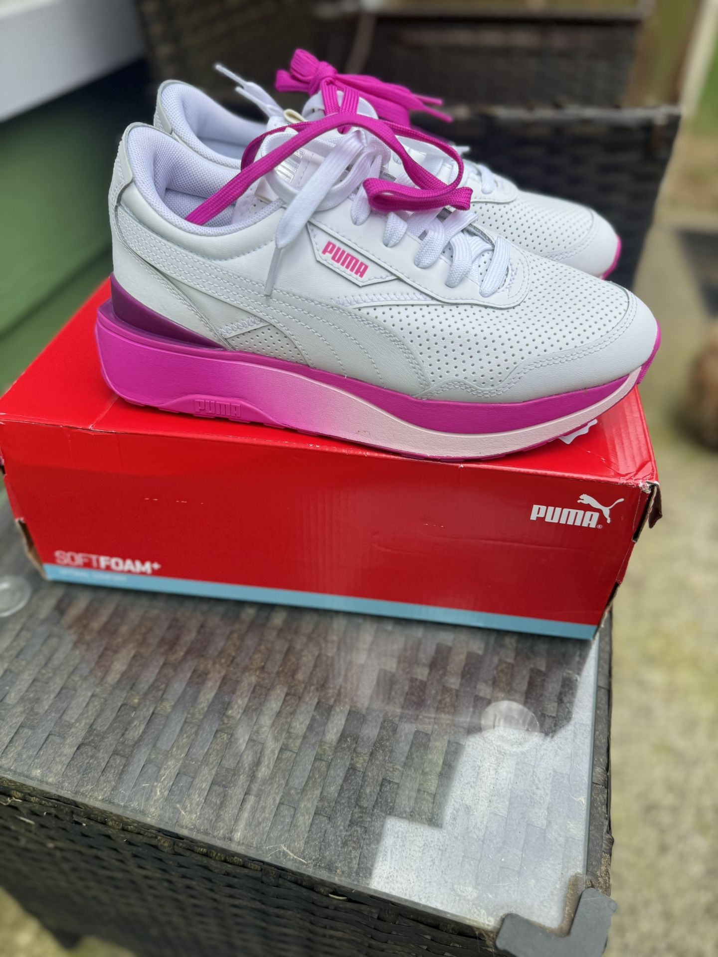 PUMA’s Women Size 8 Hot pink & White $15