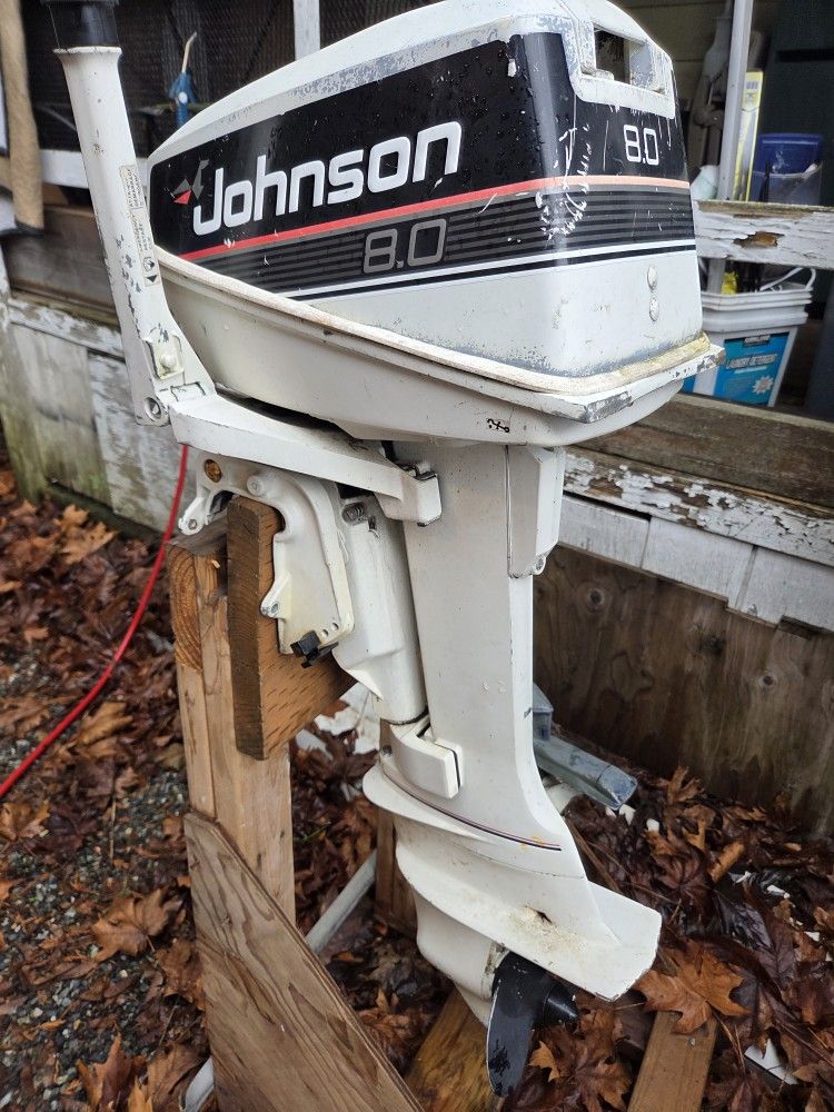 8hp Johnson Outboard Motor