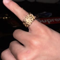 Gold Nugget Ring