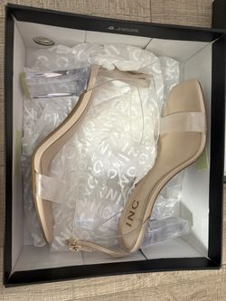 I.N.C. Clear Vinyl Heels