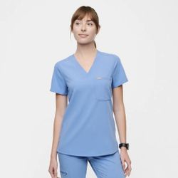Figs Ceil Blue Catarina Top Medium