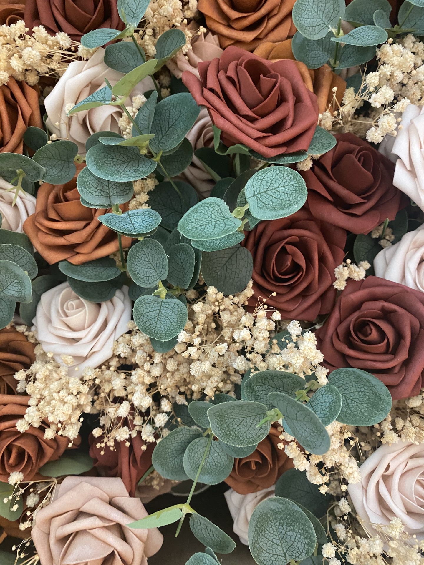 Ling’s Moments Mauve, Terracotta, And Rust Wedding Flowers