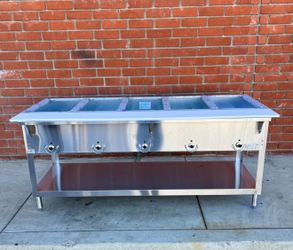 Duke Commercial Steam table 72 3/8" Hot Food Table w/ (5) Wells