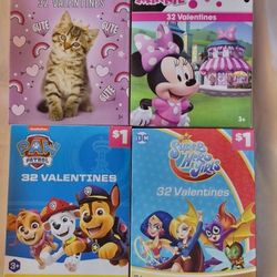Valentine Cards ( 4 ) Boxes 