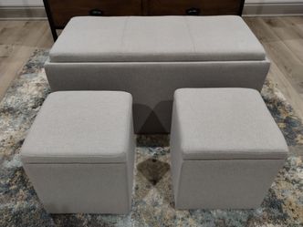 Ottoman with foot stools