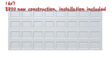 16x7 Garage Door.