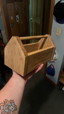 Mini Wooden Tool Box