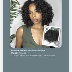 Kinky Curly Crochet Hair