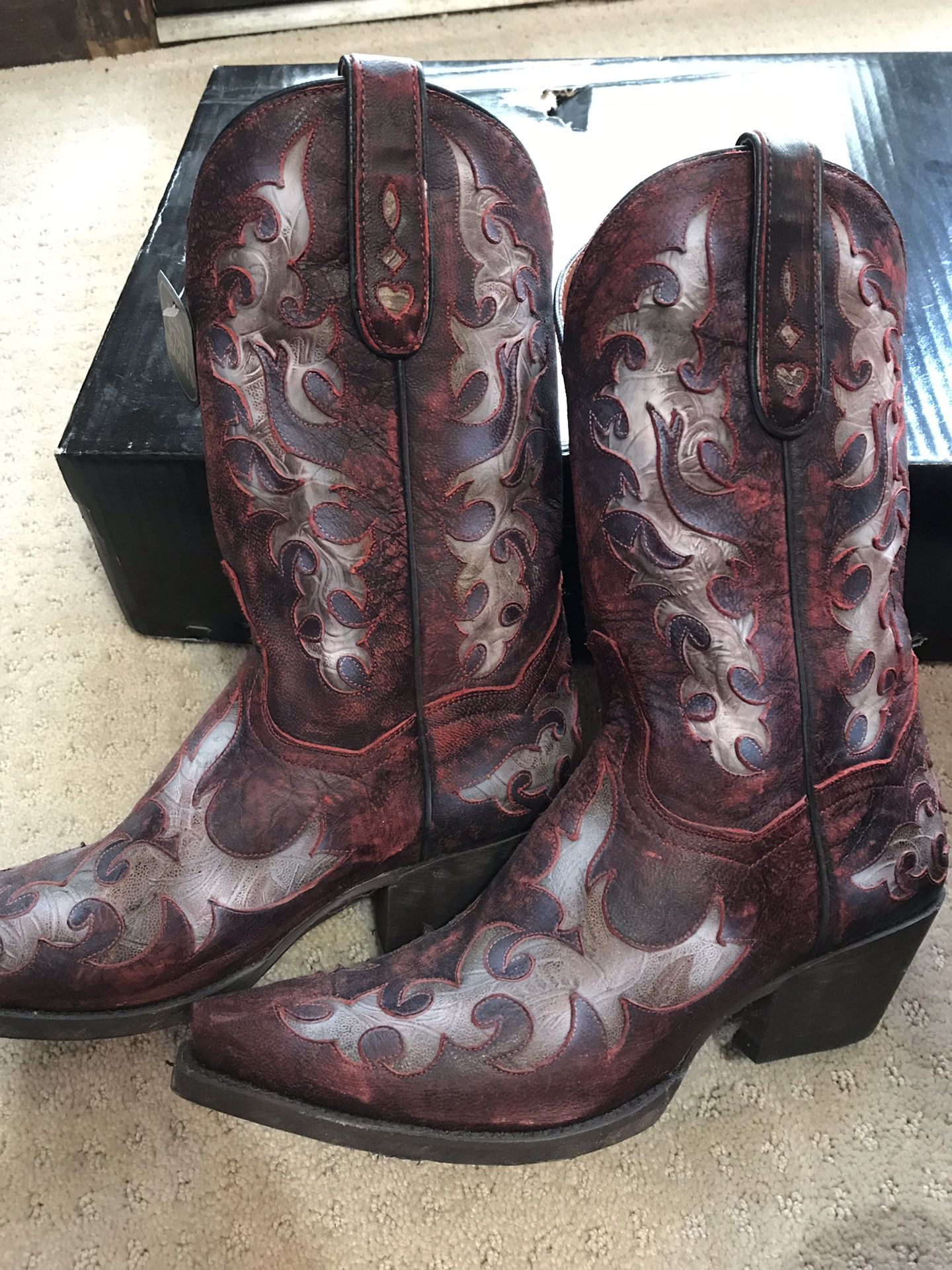 Dan Post Womens’s Size 8.5M Leather Boots