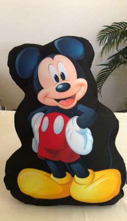 Mickey Mouse Shaped Pillow - NEW