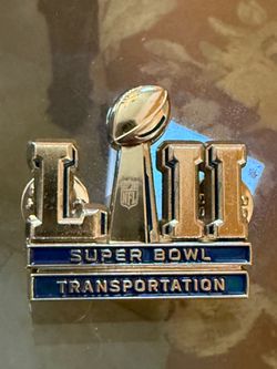 Super Bowl LII (52) Official Transportation NFL Lapel Pin – 2018