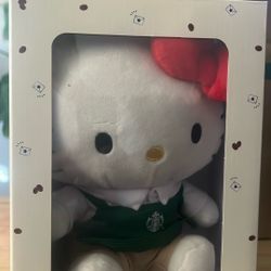 Hello Kitty Starbucks Plushie