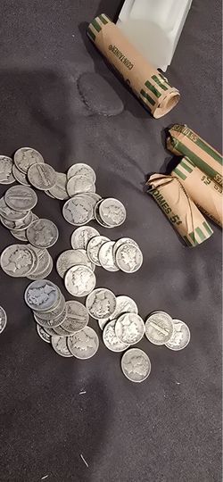 MERCURY AND ROOSEVELT SILVER DIMES