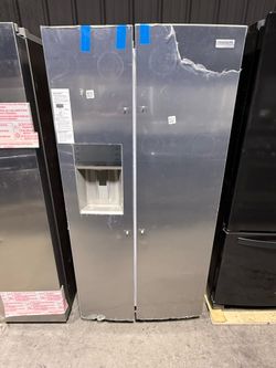Brand new Frigidaire Gallery 36 in. 22.3 cu. ft. Counter Depth Side-by-Side Refrigerator in Smudge-Proof Stainless Steel, ENERGY STAR