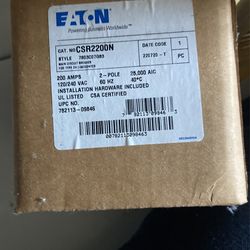 200A Main Circuit Breaker