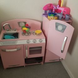 Hermosa cocinita madera  Vintage edición limitada con accesorios incluidos