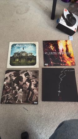 4 records, 3 my chemical romance and 1 pierce the veil