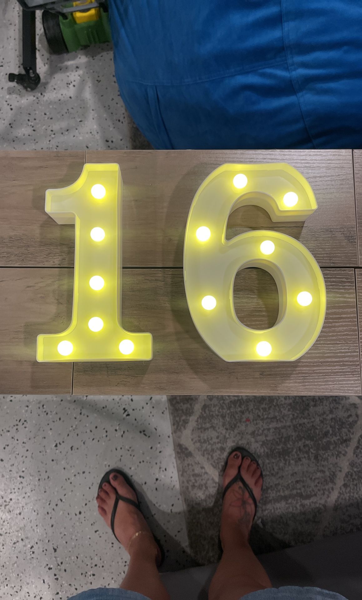 16 Light numbers