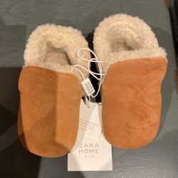 Leather Baby Booties Size 3