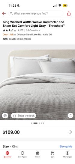 King Size Comforter Set / Edredón King Nuevo