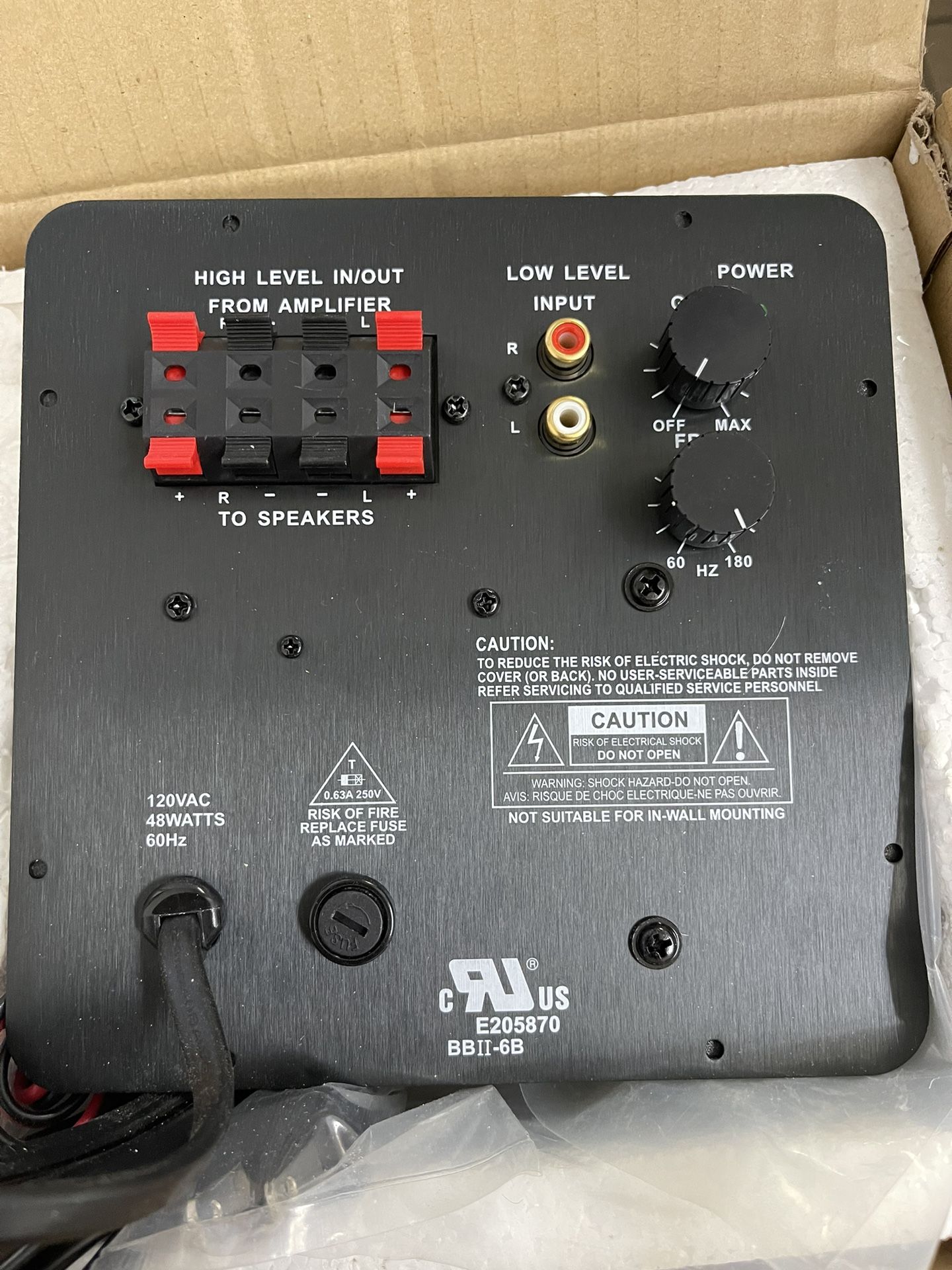 Brand New Dayton Audio SA25 25W Subwoofer Plate Amplifier