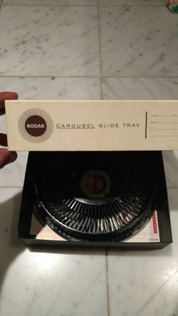 Vintage carousel tray-KODAK