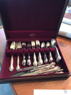 Silver-plated set in box