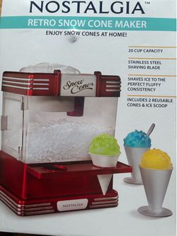 Snow cone machine
