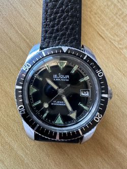 1960s Le Jour Skin Diver Mens watch