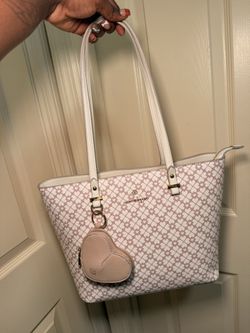Nanette Lepore Pink Tote Bag w/ Heart Coin Pouch āØ