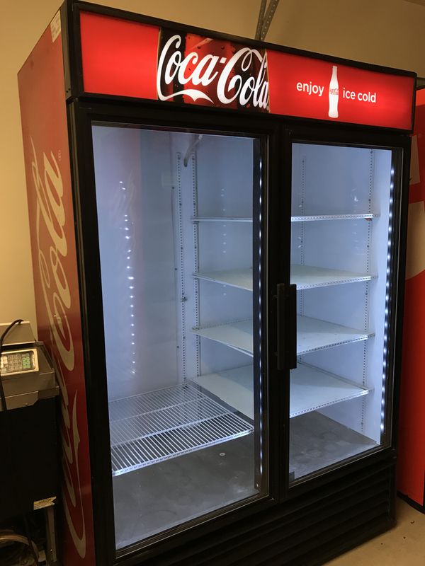 Double Door Coca-Cola Refrigerator Cooler for Sale in Fairview, TX
