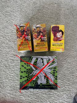 Pokemon, One Piece TCG