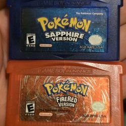 Pokemon Sapphire Pokemon Firered