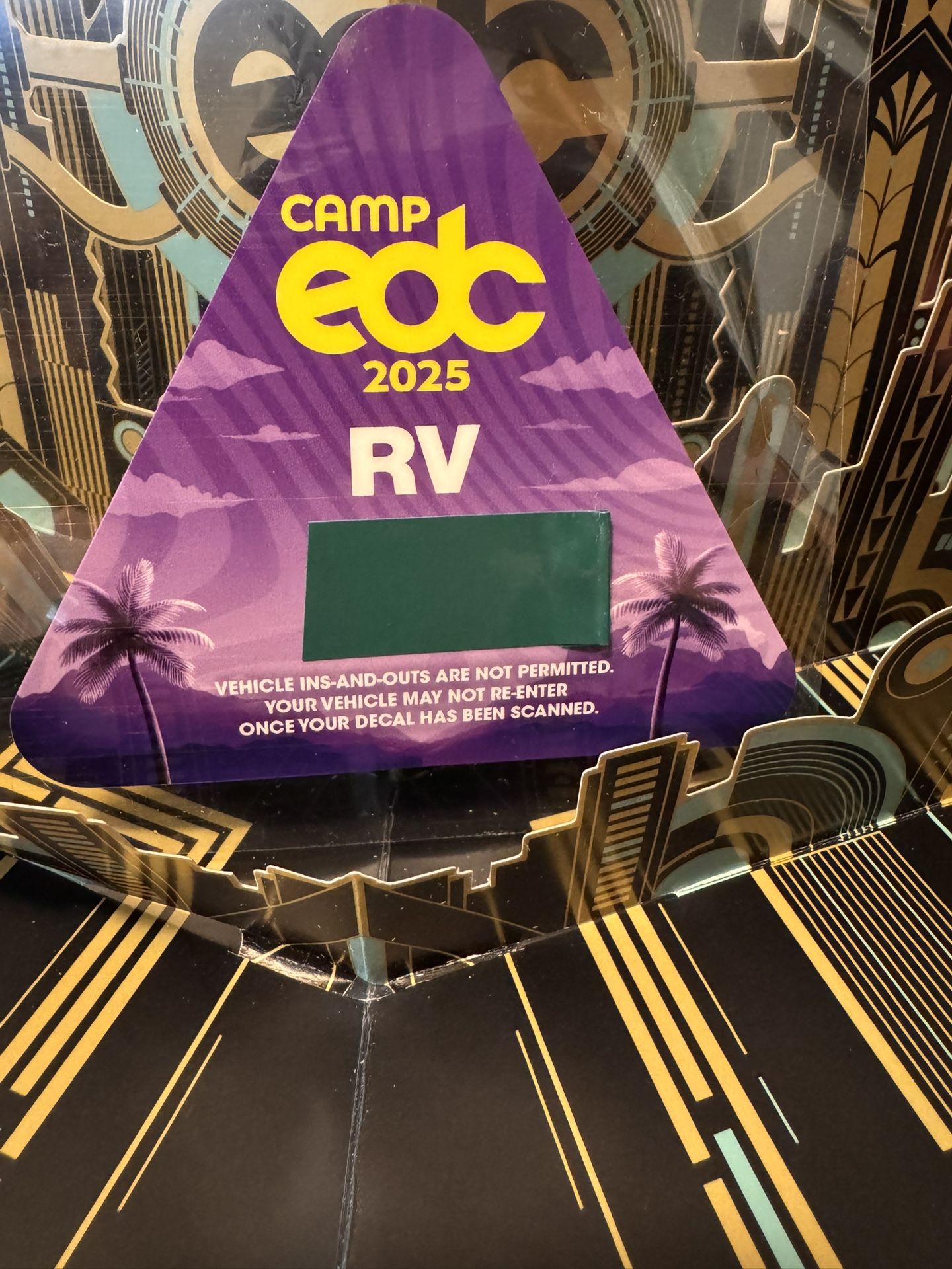 EDC Las Vegas RV Camping Pass 2025