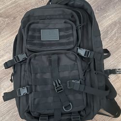 Black Tactical Backpack