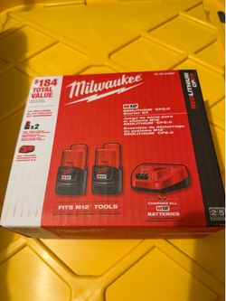 Milwaukee 48-59-2420P REDLITHIUM CP20 M12 REDLITHIUM" CP2.O Starter Kit