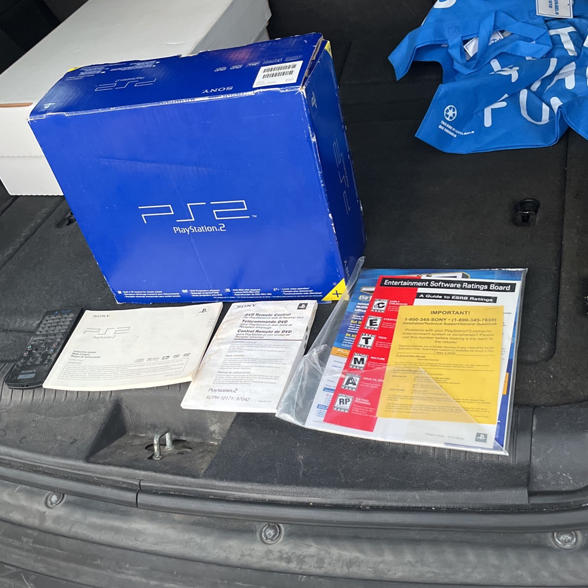 PS2 Box Only With Manual And DVD Remote for Sale in Conroe TX