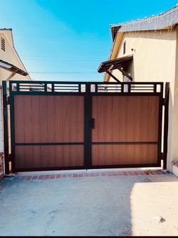Wrought iron gates