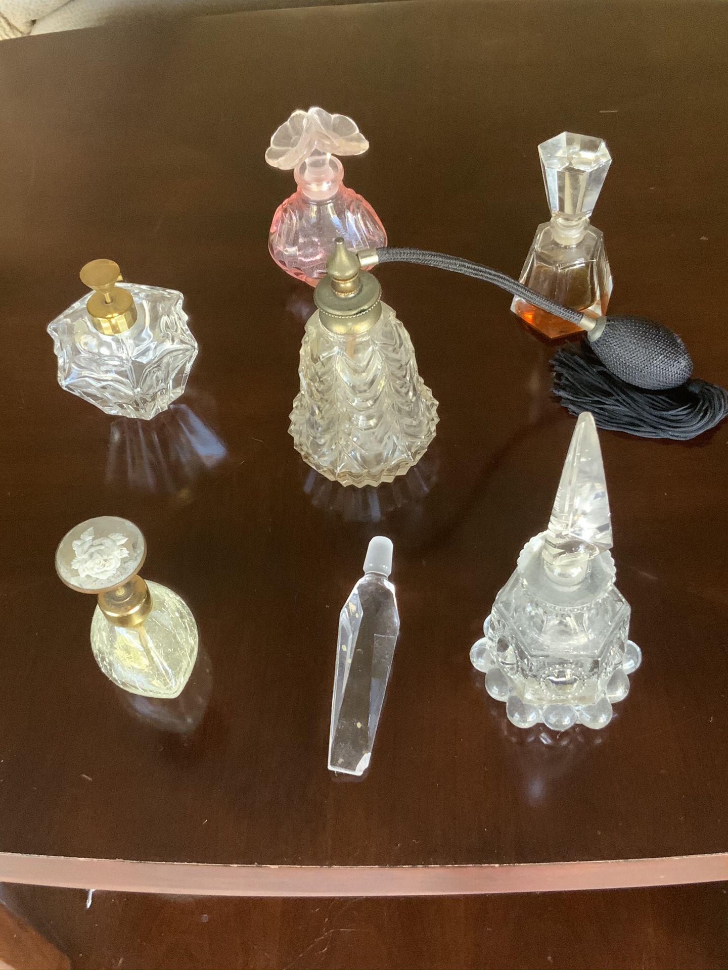 Antique fragrance bottles