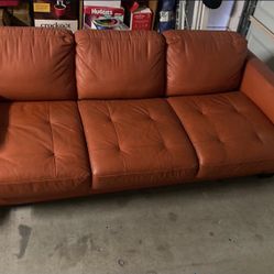 Leather Couch 