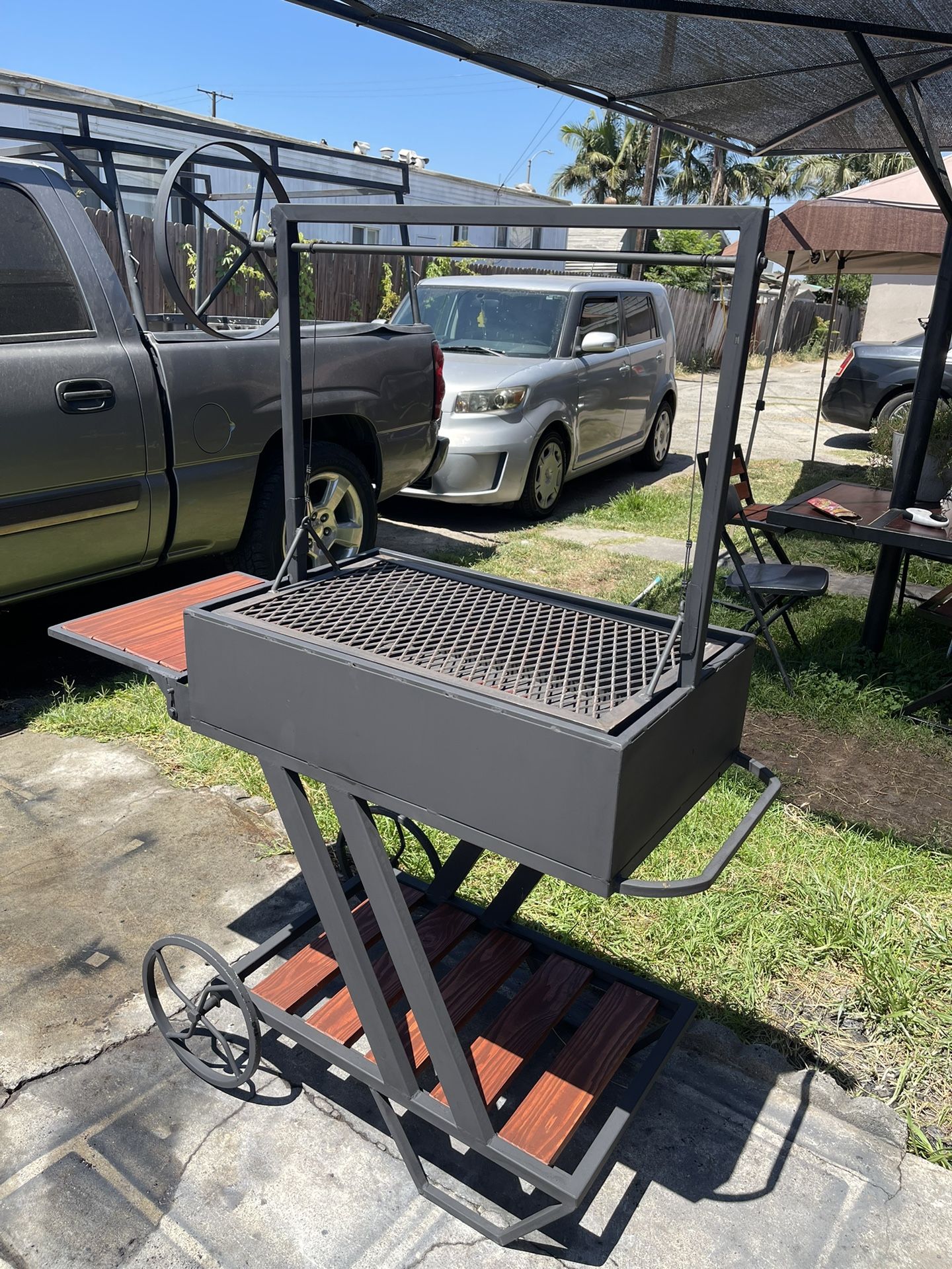 Asador De Carbon 19x30