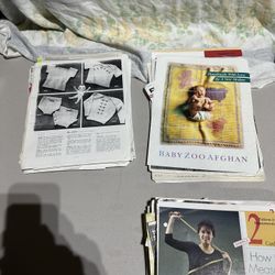 Lot of Arts and Crafts Magazines with Brushes and Drawing Pencils 